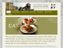 Tablet Screenshot of eat-at-heatonpark.com